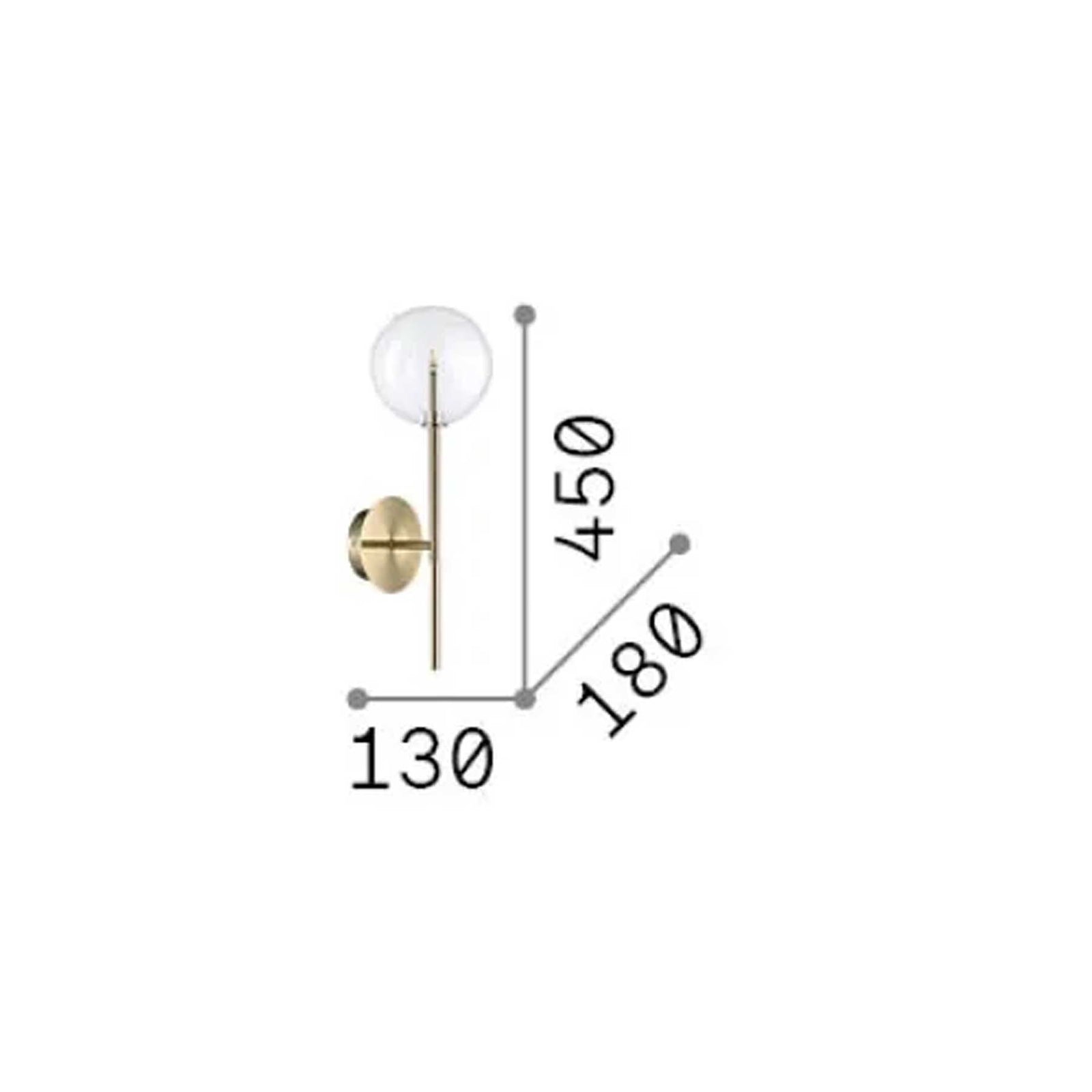 Ideal Lux Equinoxe G4 nástěnné svítidlo
