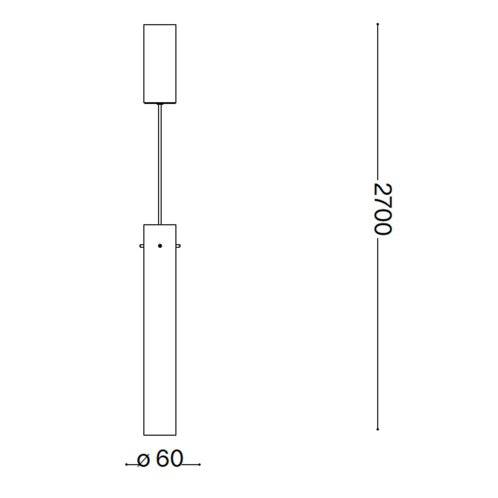 Ideal lux Flam LED pendant light