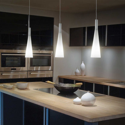 Ideal Lux Milk E27 závěsné skleněné svítidlo