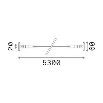 Ideal lux Tesi flexible aluminium profile for LED strip