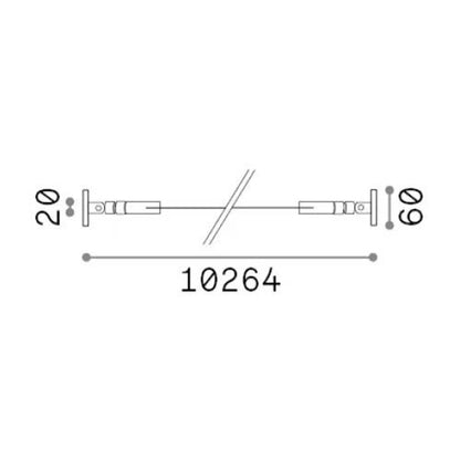 Ideal lux Tesi flexible aluminium profile for LED strip