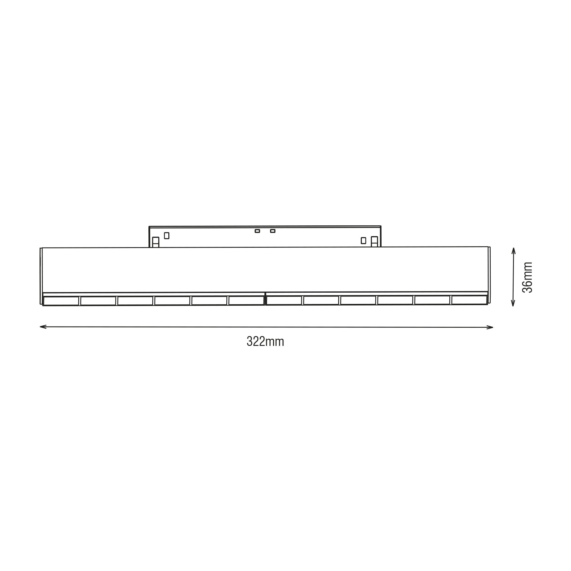KARIZMA luce Linea Lente LED svítidlo pro 48V lištu černé