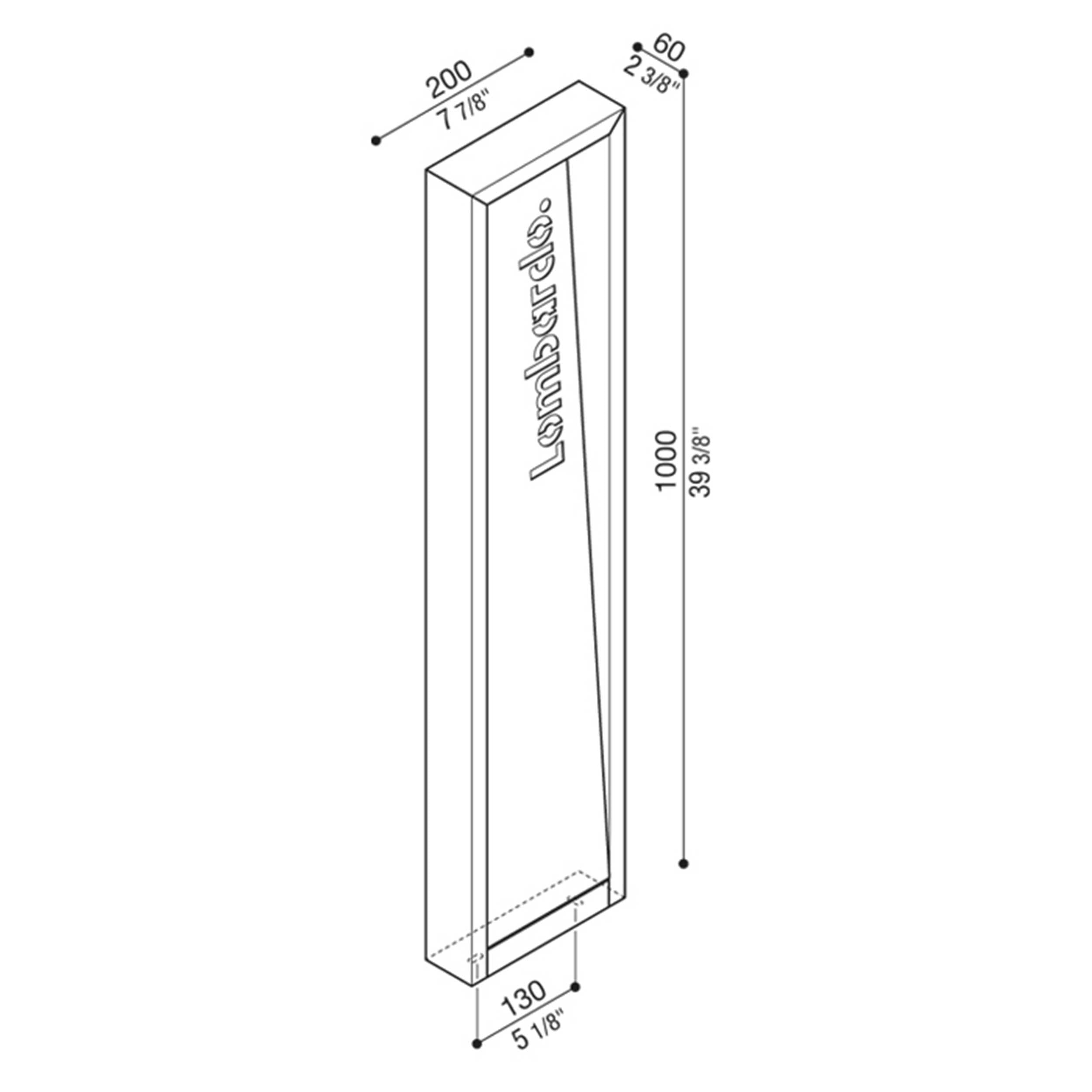 Lombardo Arke FULL Code LED exterior column light IP66 24V