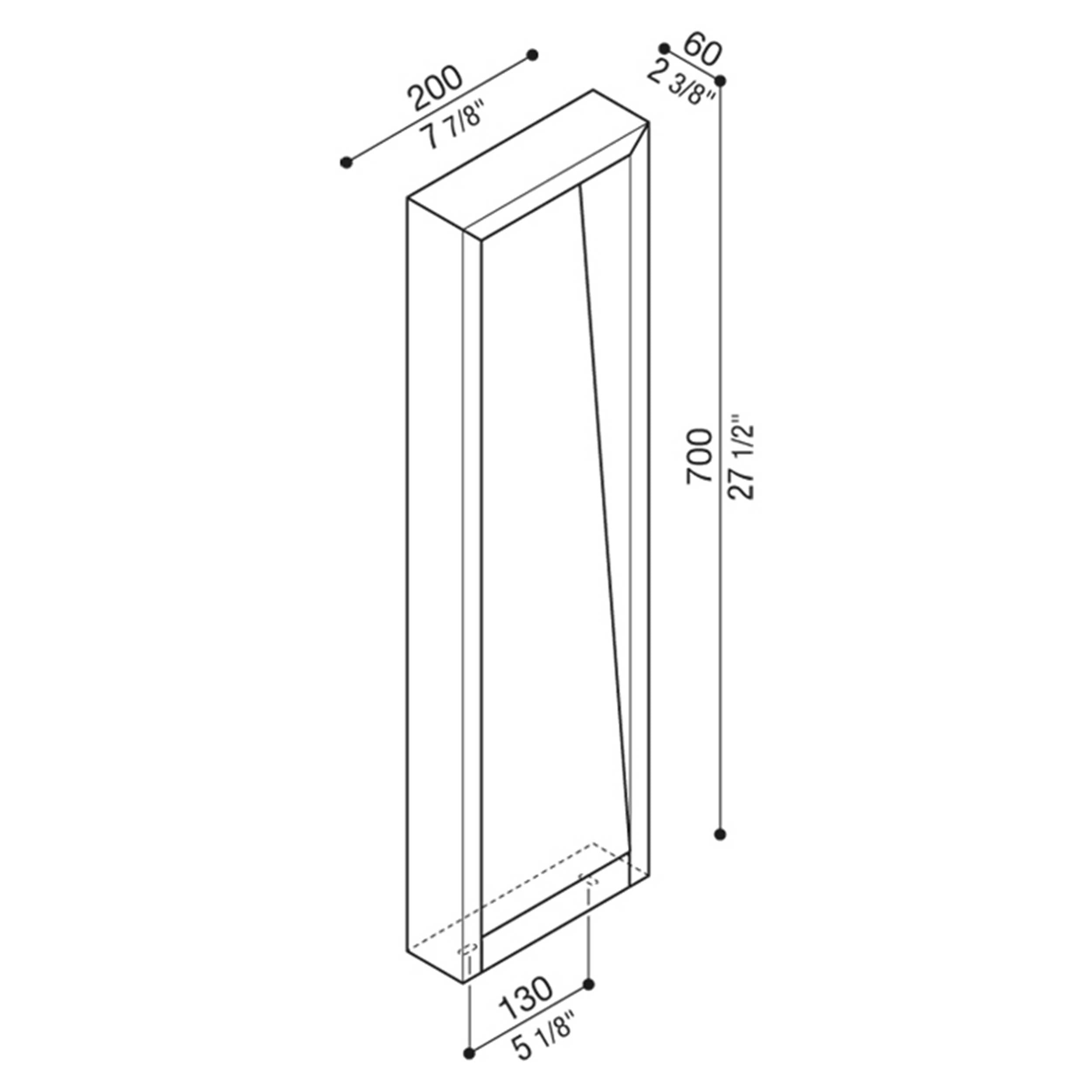 Lombardo Arke FULL LED exterior column light IP66 24V
