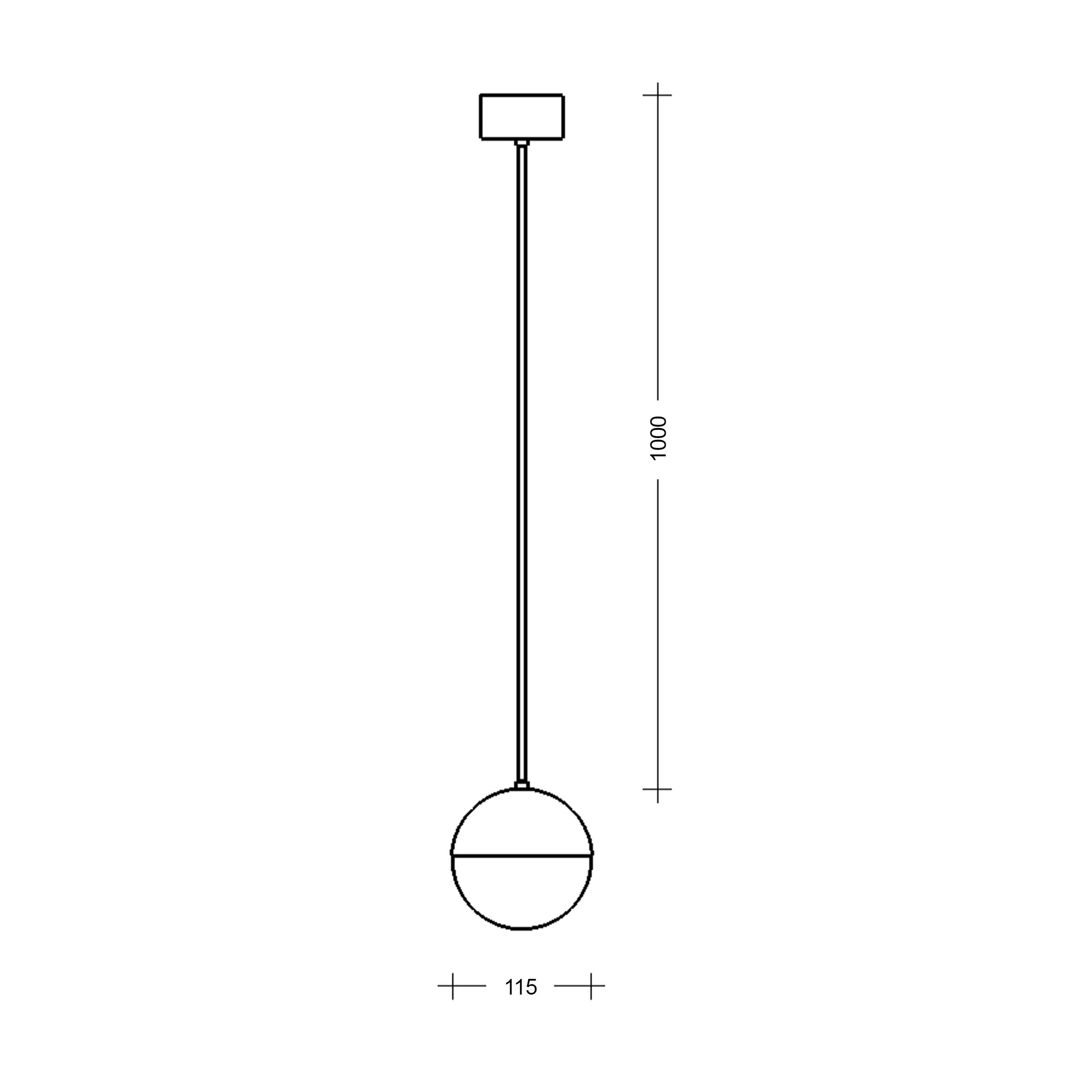 Lucis Semiluna LED pendant light