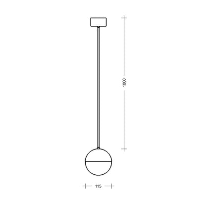 Lucis Semiluna LED pendant light