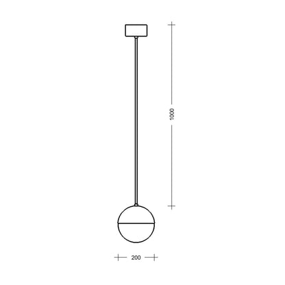 Lucis Semiluna LED pendant light