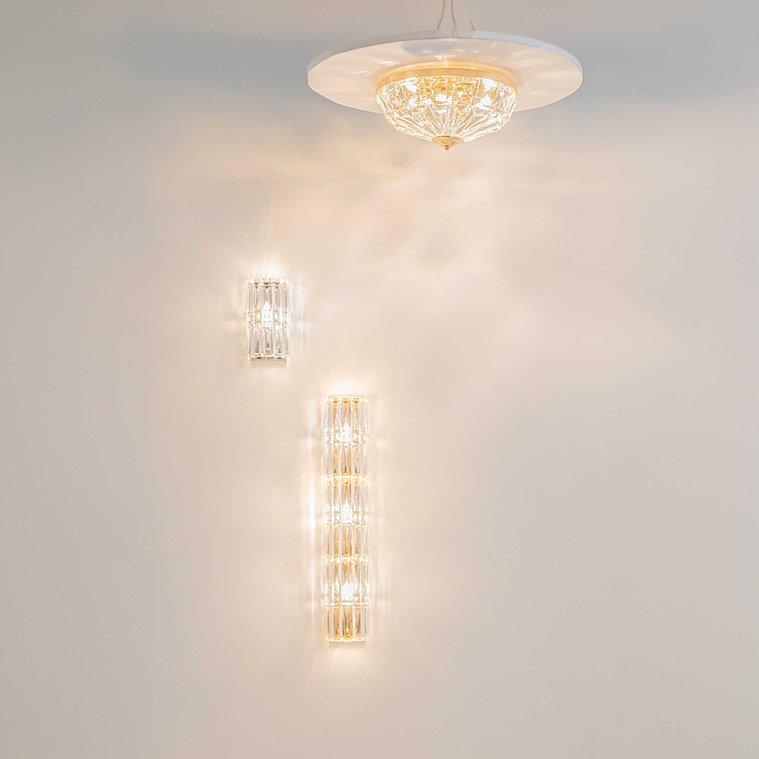 Maytoni Facet E14 surface-mounted crystal light