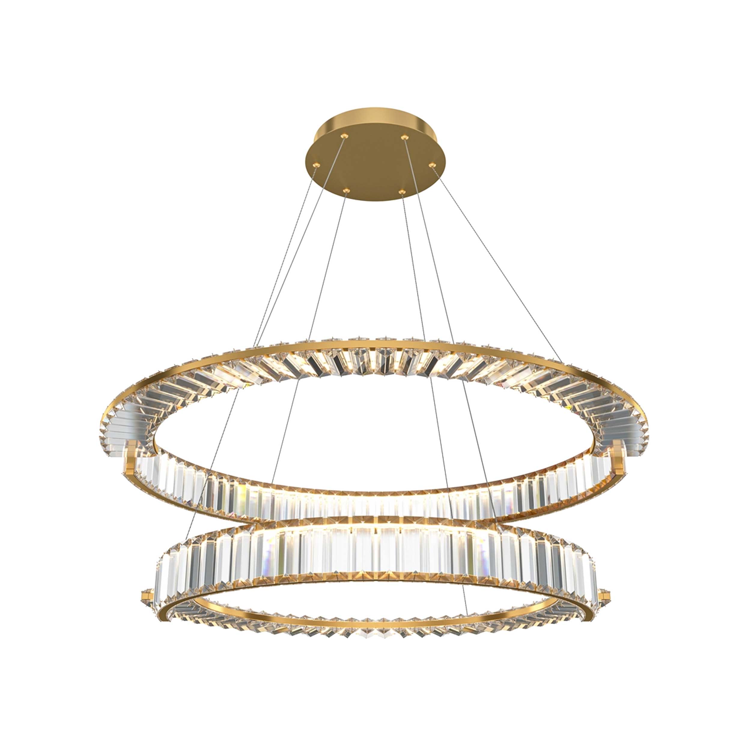 Maytoni Krone LED circular pendant light