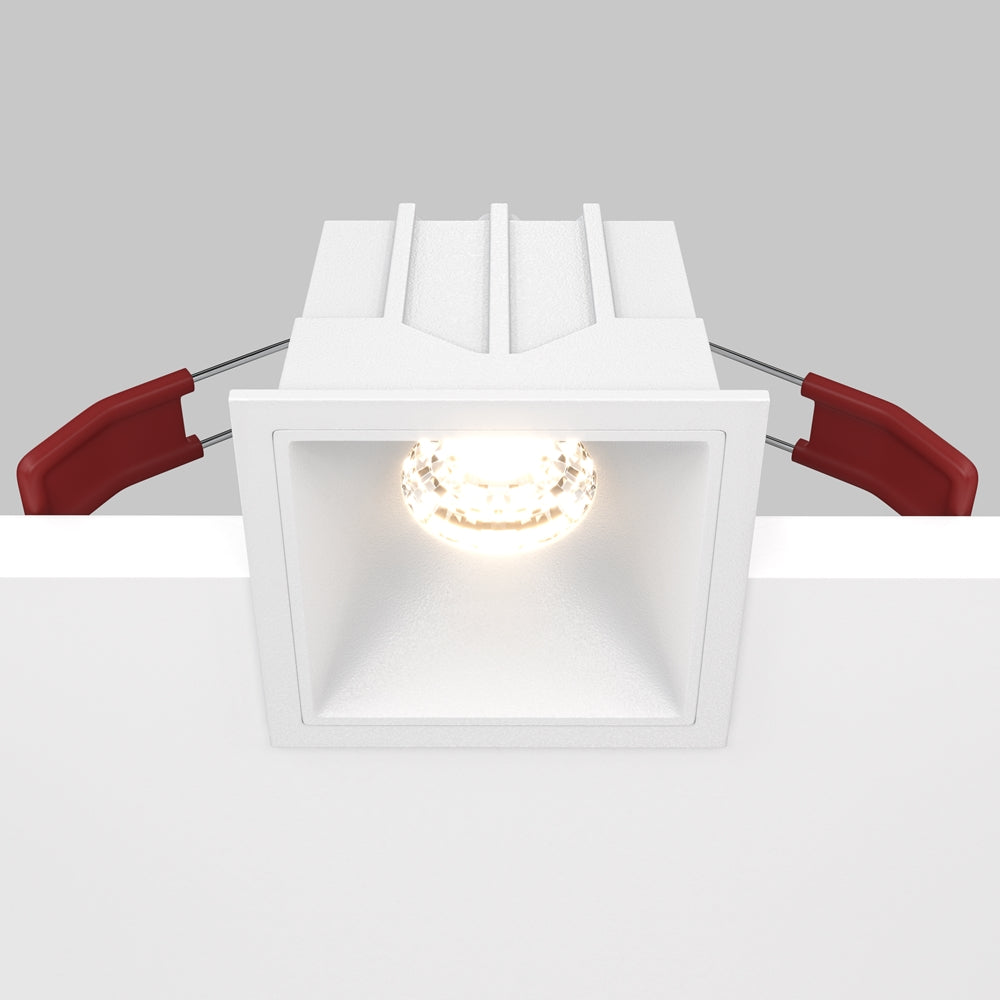 Maytoni Alfa LED 10W 36° recessed square light white