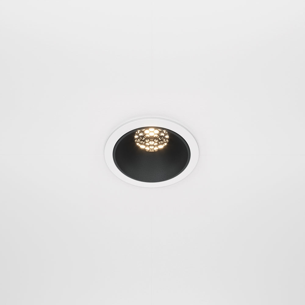 Maytoni Alfa LED 36° recessed circular light black