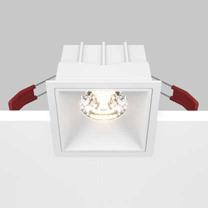 Maytoni Alfa LED 15W 36° recessed square light white