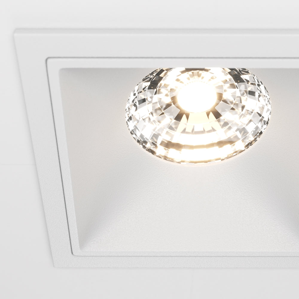 Maytoni Alfa LED 15W 36° recessed square light white