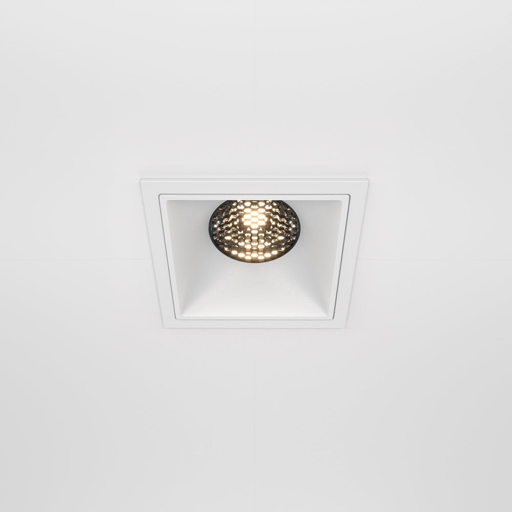 Maytoni Alfa LED 15W 36° recessed square light white
