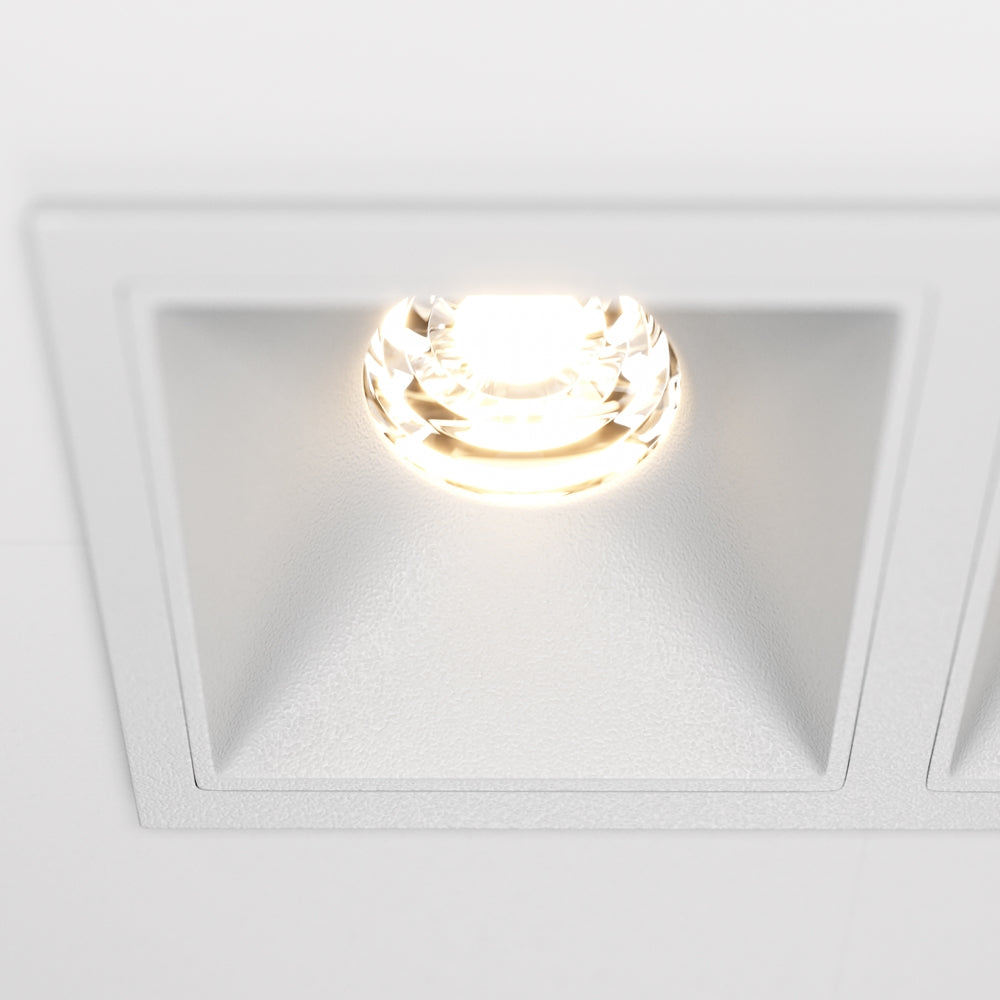 Maytoni Alfa LED 10W 36° recessed square light white