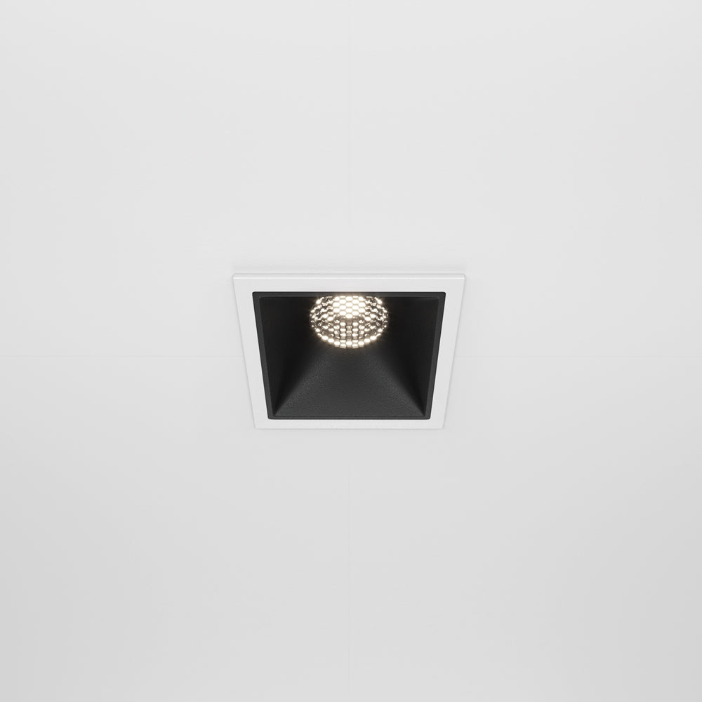 Maytoni Alfa LED 10W 36° recessed square light black