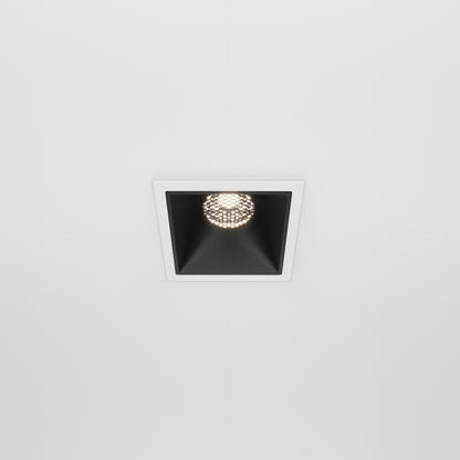 Maytoni Alfa LED 10W 36° recessed square light black
