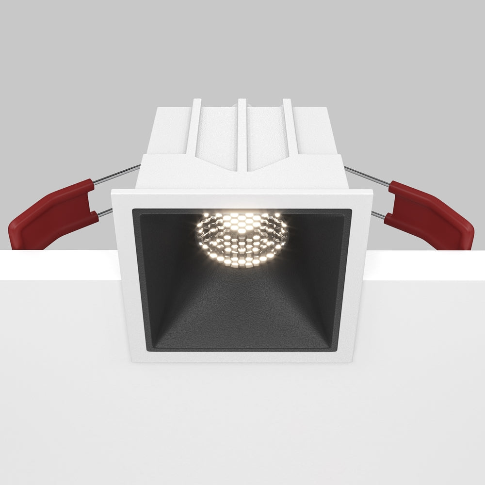 Maytoni Alfa LED 10W 36° recessed square light black