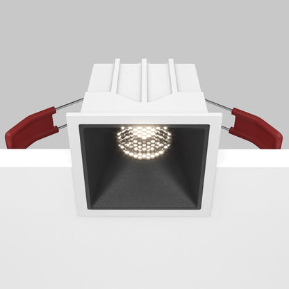 Maytoni Alfa LED 10W 36° recessed square light black