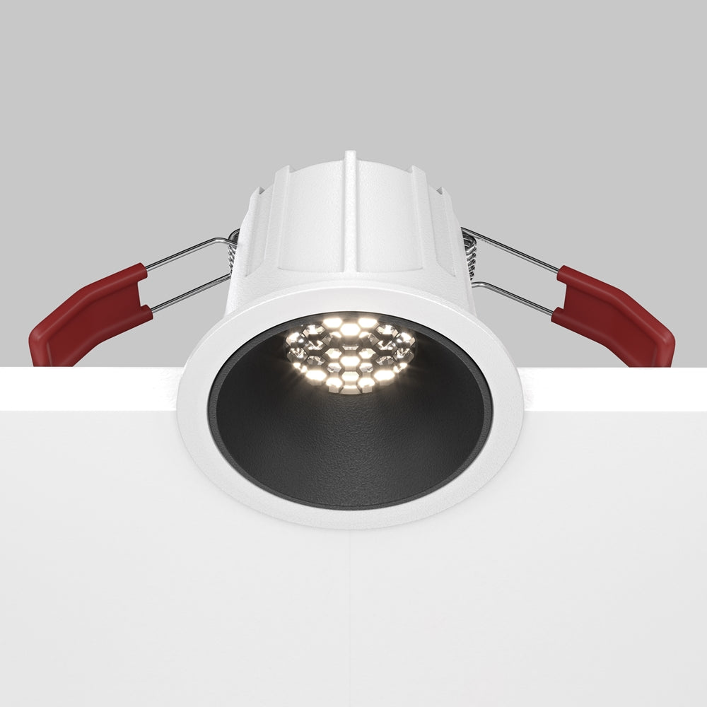 Maytoni Alfa LED 36° recessed circular light black