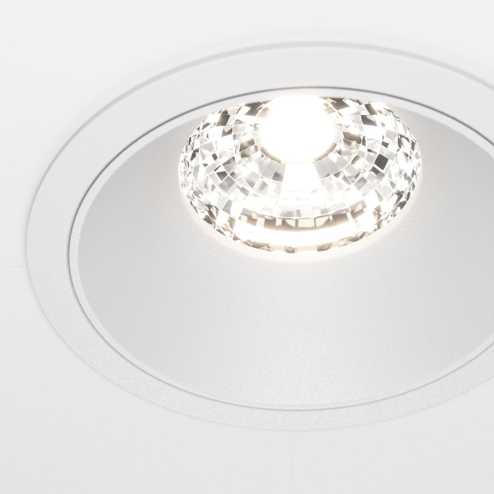 Maytoni Alfa LED 36° recessed circular light white