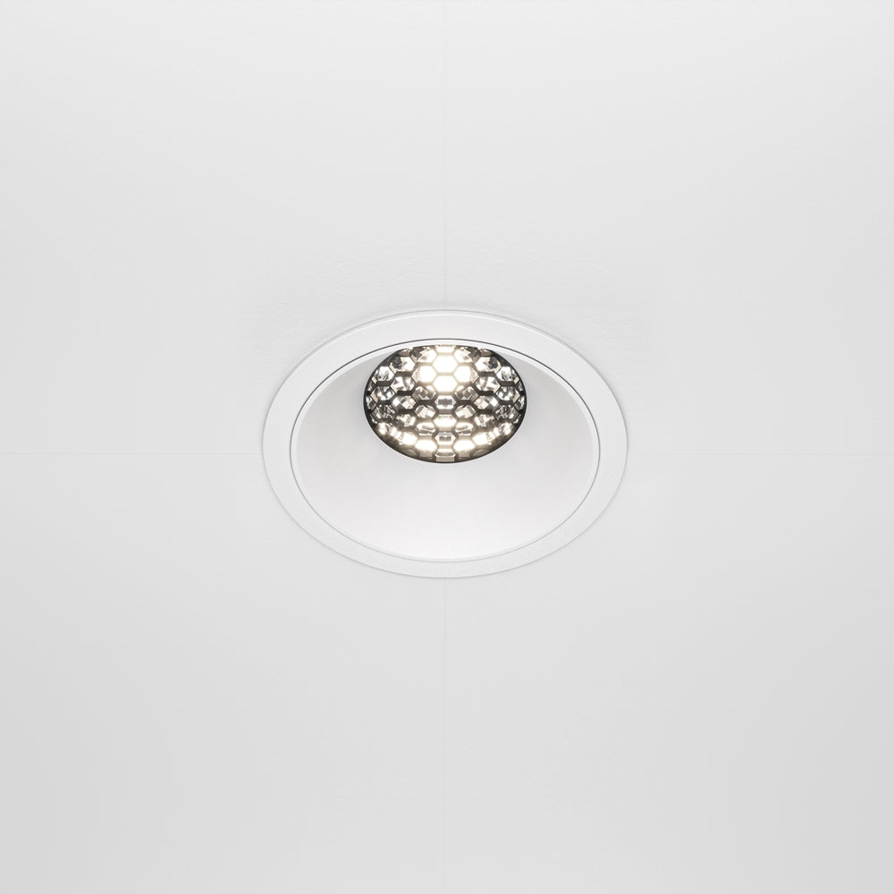 Maytoni Alfa LED 36° recessed circular light white