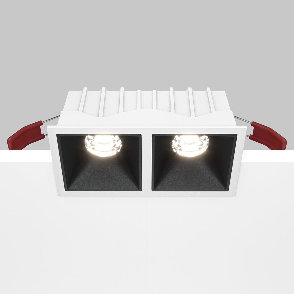Maytoni Alfa LED 10W 36° recessed square light black