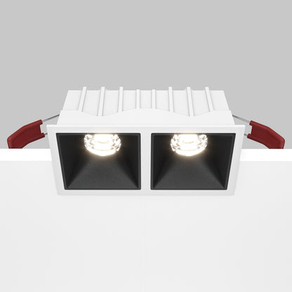 Maytoni Alfa LED 10W 36° recessed square light black