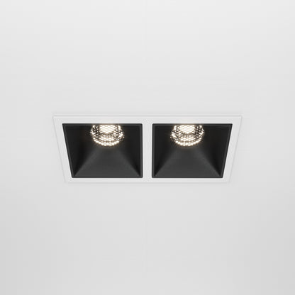 Maytoni Alfa LED 10W 36° recessed square light black