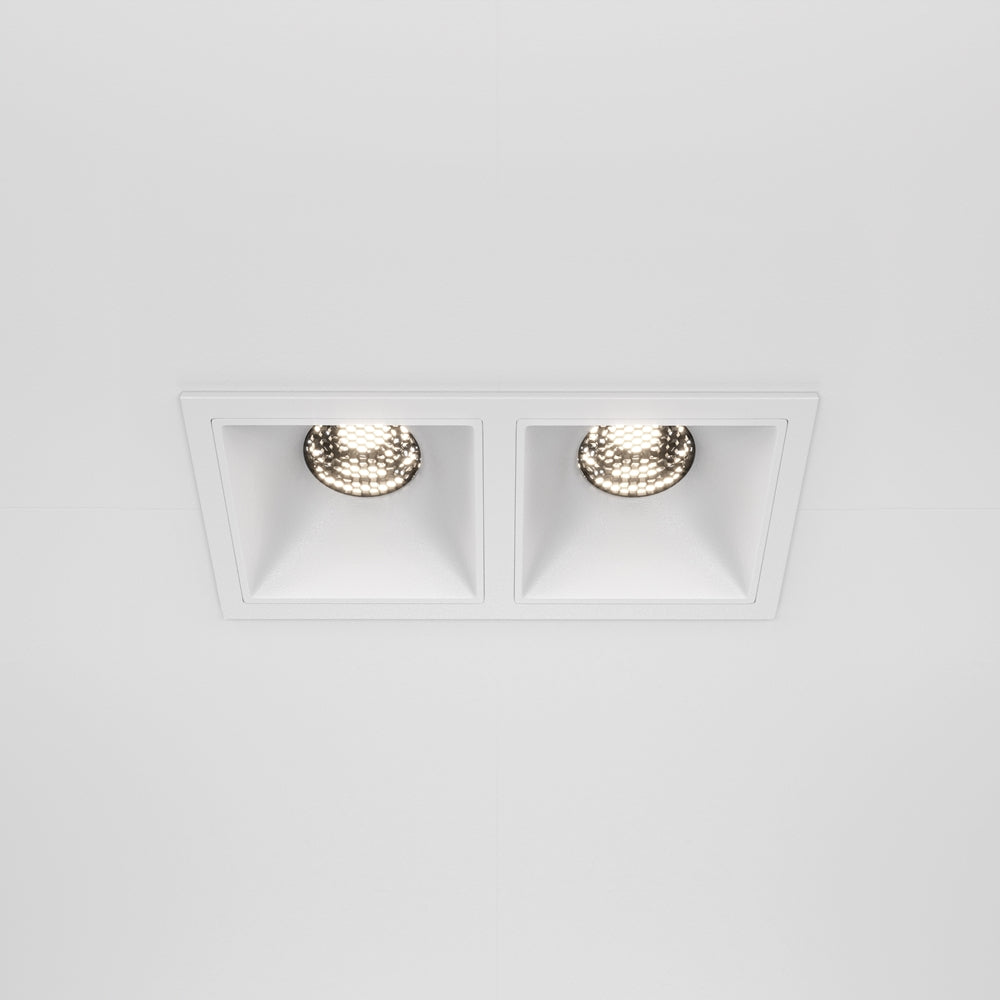 Maytoni Alfa LED 10W 36° recessed square light white
