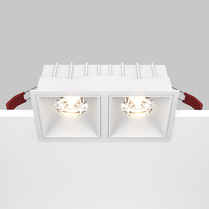 Maytoni Alfa LED 15W 36° recessed square light white