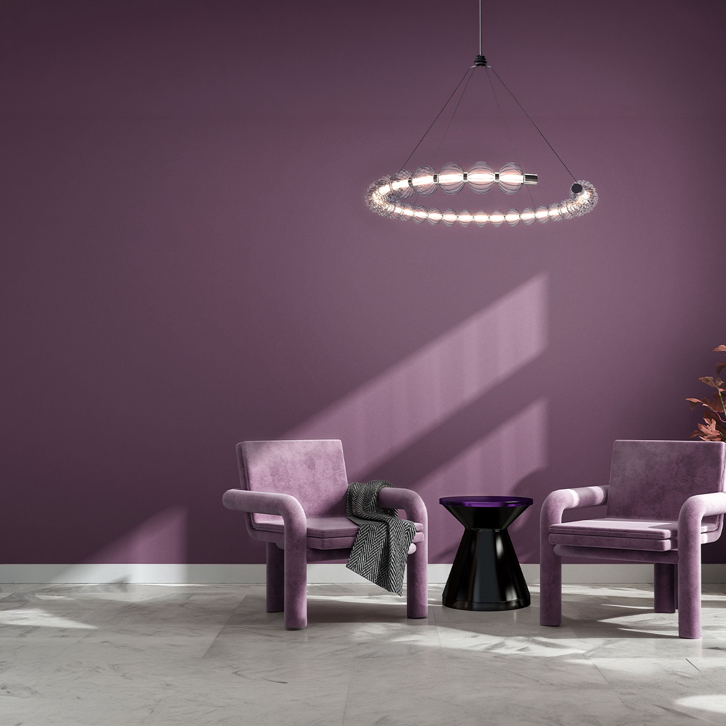Maytoni Amulet LED pendant light chain composition