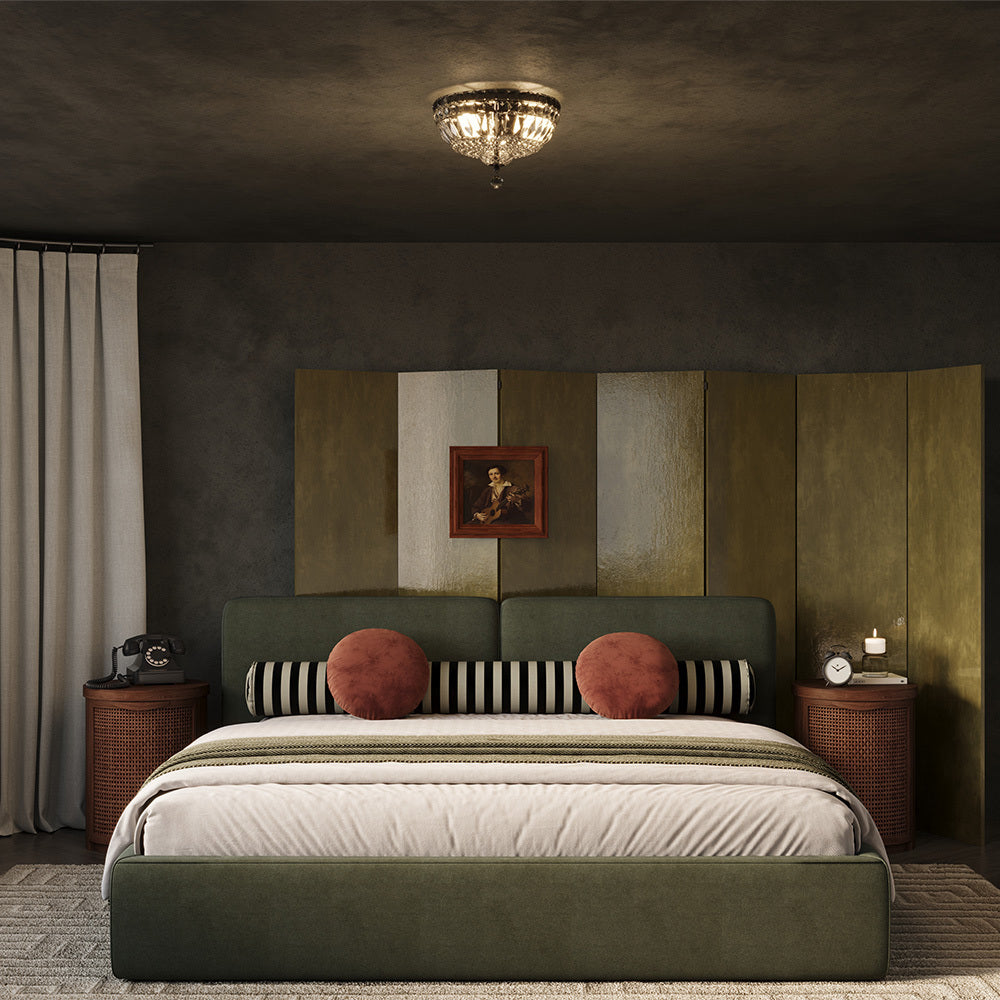Maytoni Chandelier Basfor E14 surface-mounted crystal light