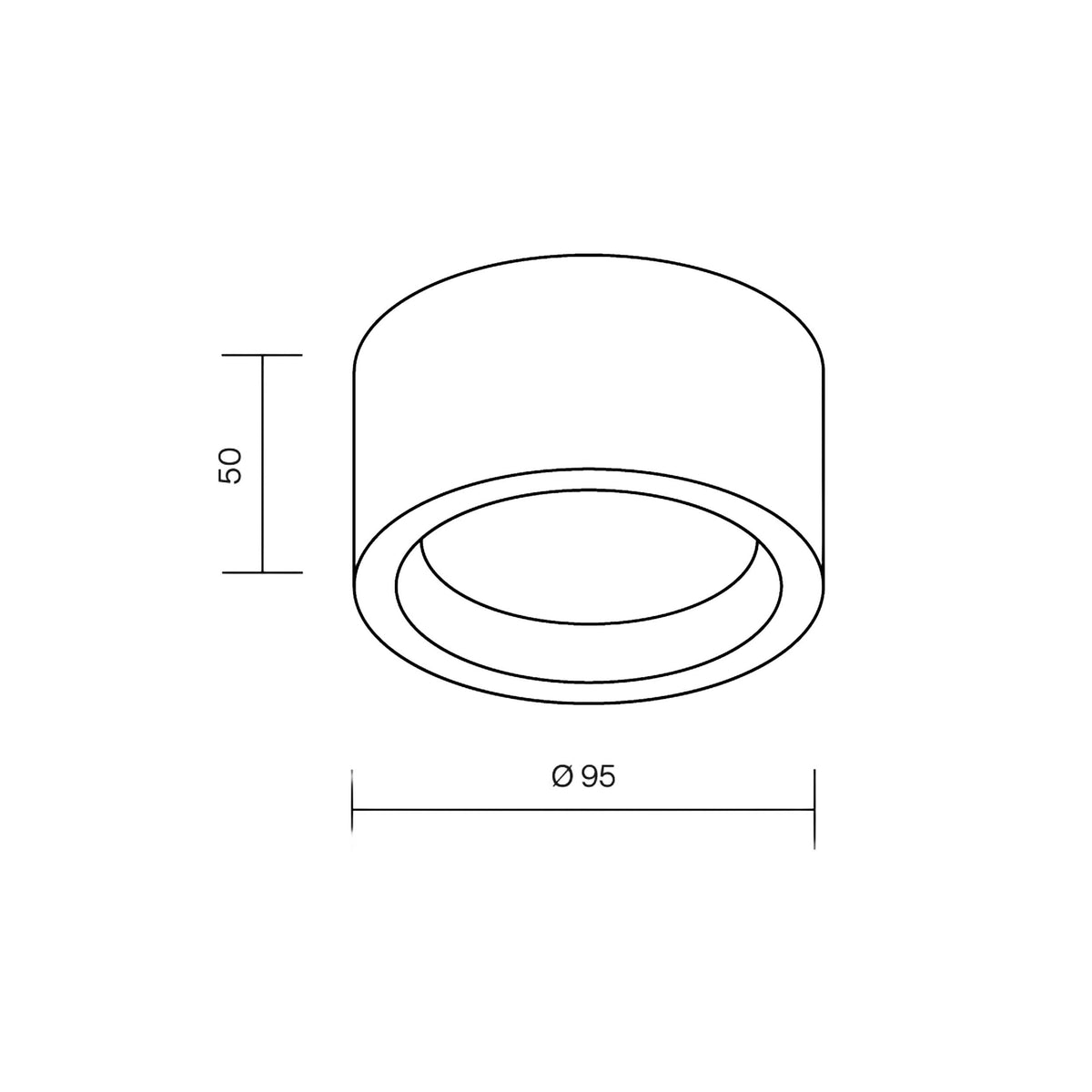 Maytoni Basic Texture GX53 surface-mounted light
