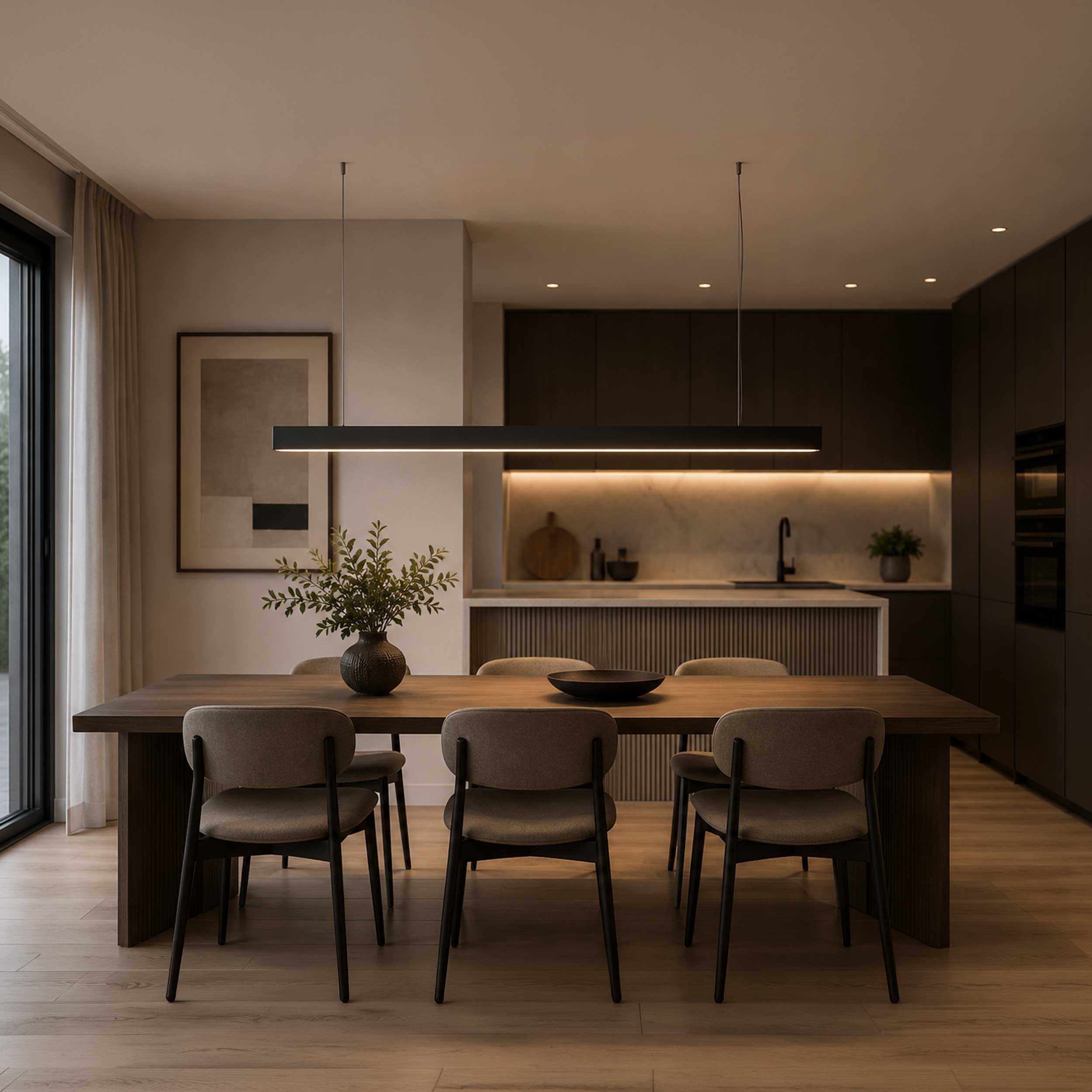 Maytoni Basis LED pendant light