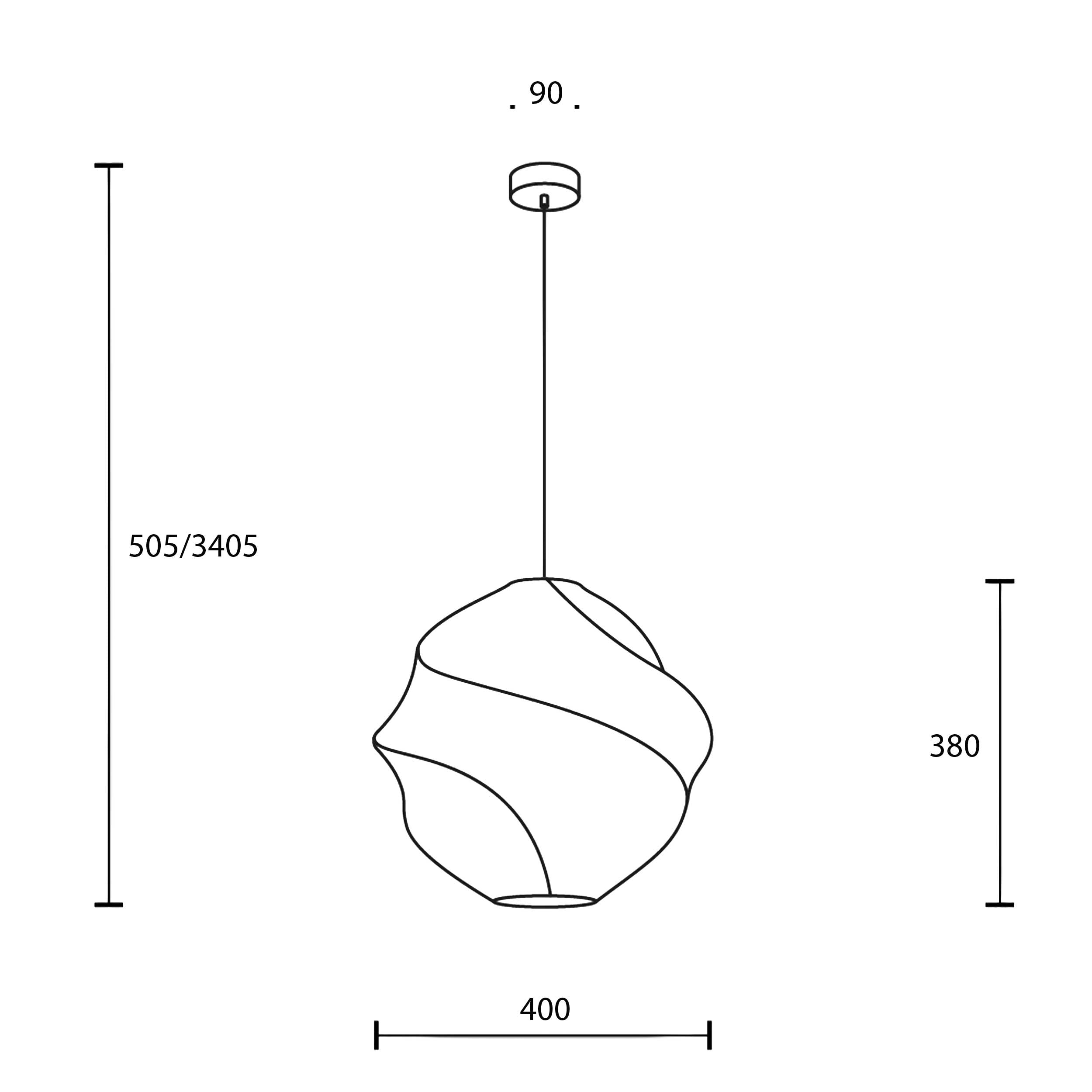 Maytoni Bloom E27 pendant light