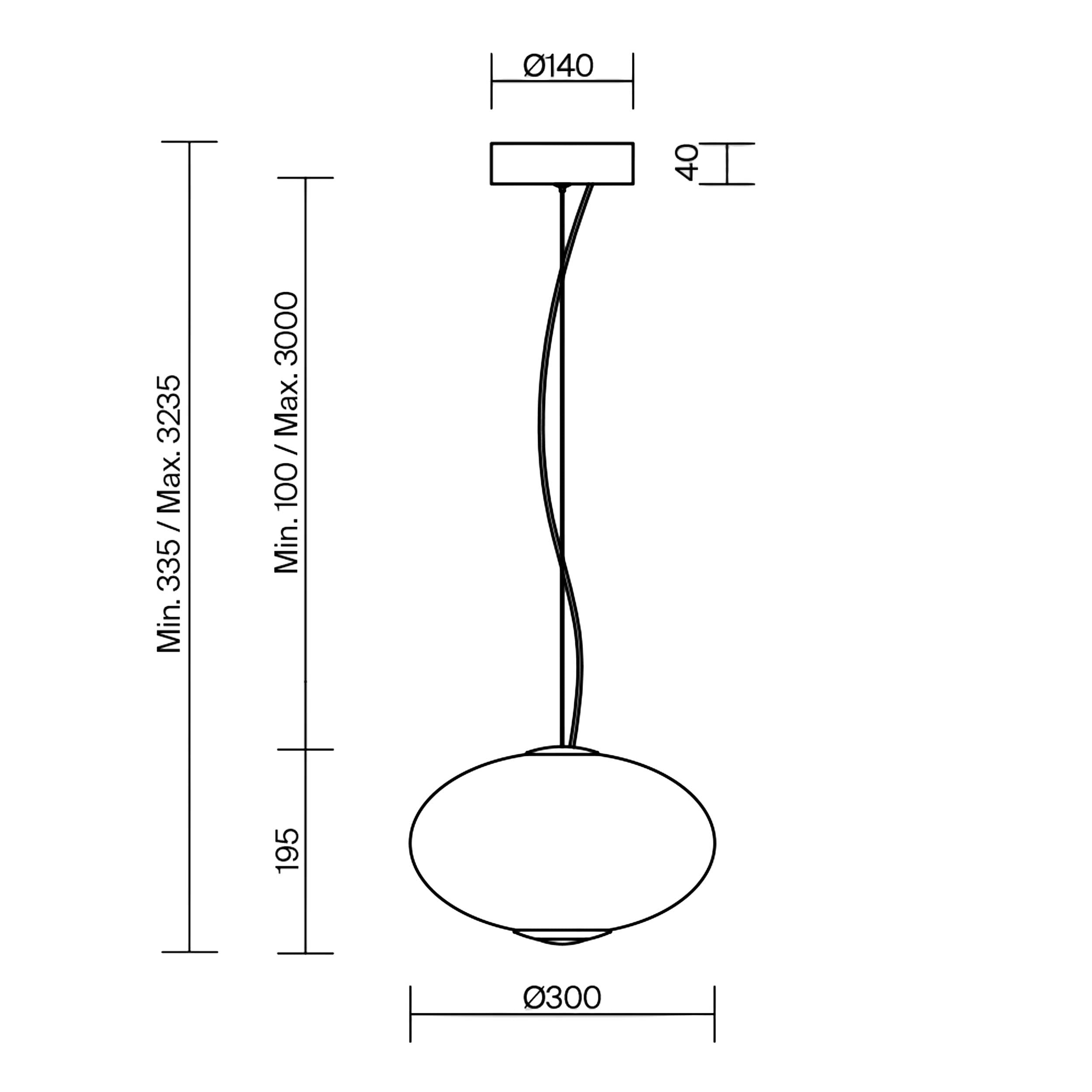 Maytoni Bruma LED pendant light