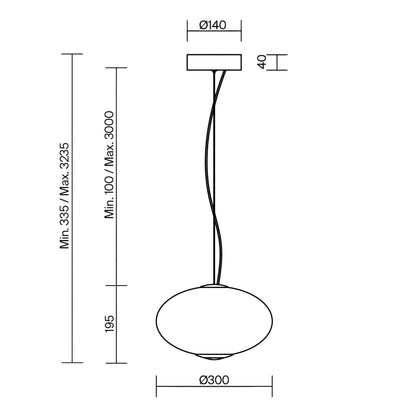 Maytoni Bruma LED pendant light
