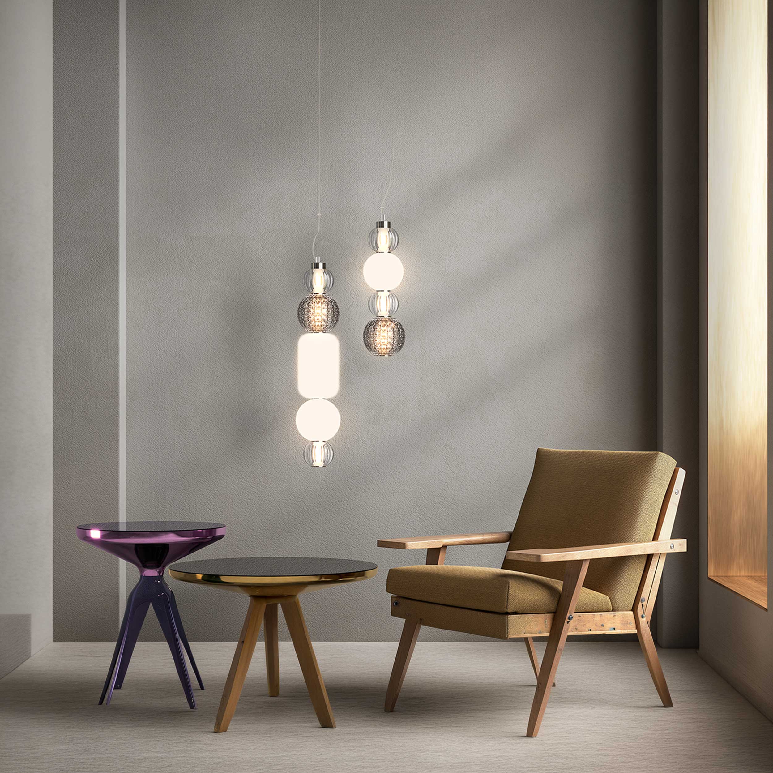 Maytoni Collar LED pendant light