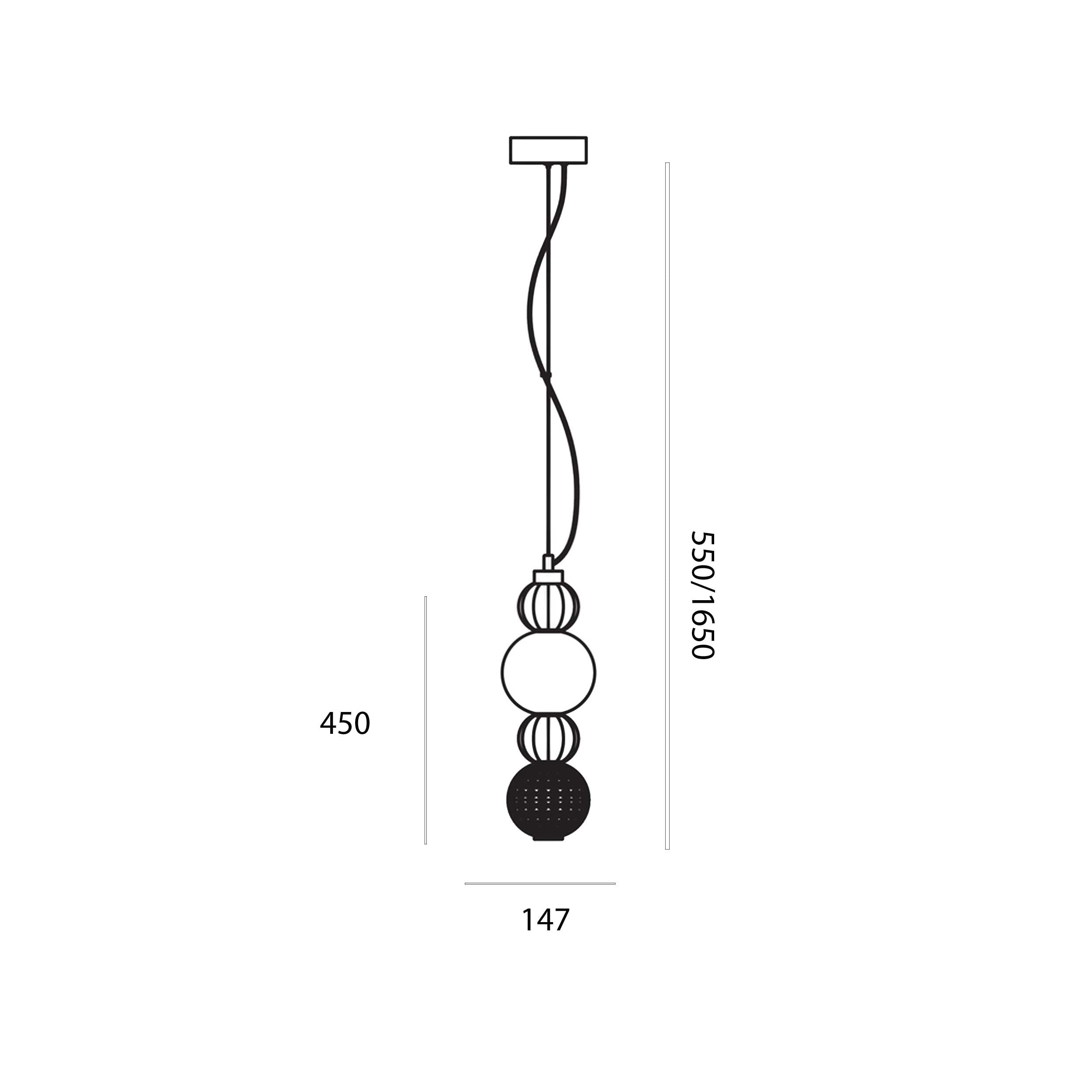 Maytoni Collar LED pendant light
