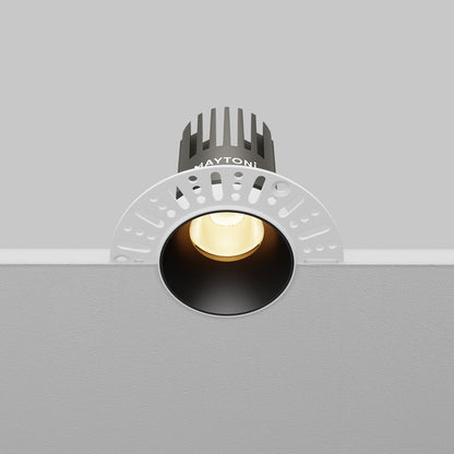 Maytoni Dip LED 50° recessed circular light black