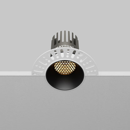 Maytoni Dip LED 50° recessed circular light black