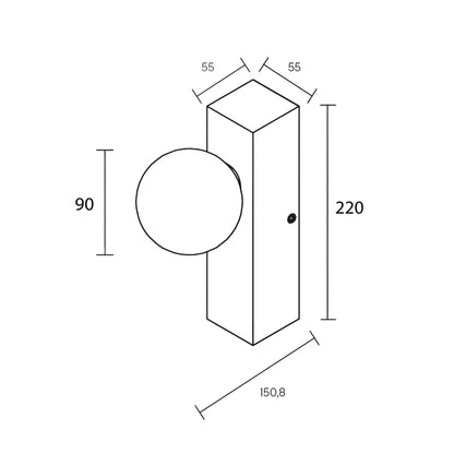 Maytoni Drop G9 wall light