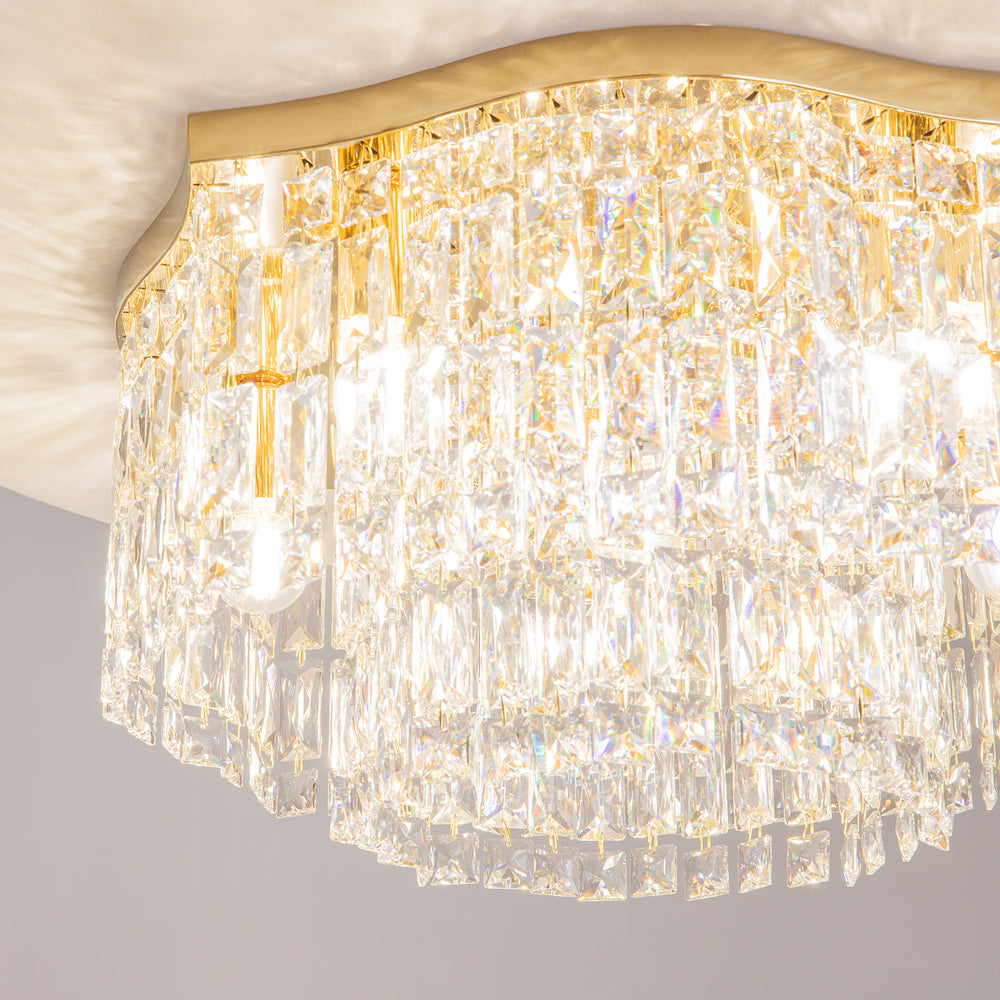 Maytoni Dune E14 surface-mounted crystal light