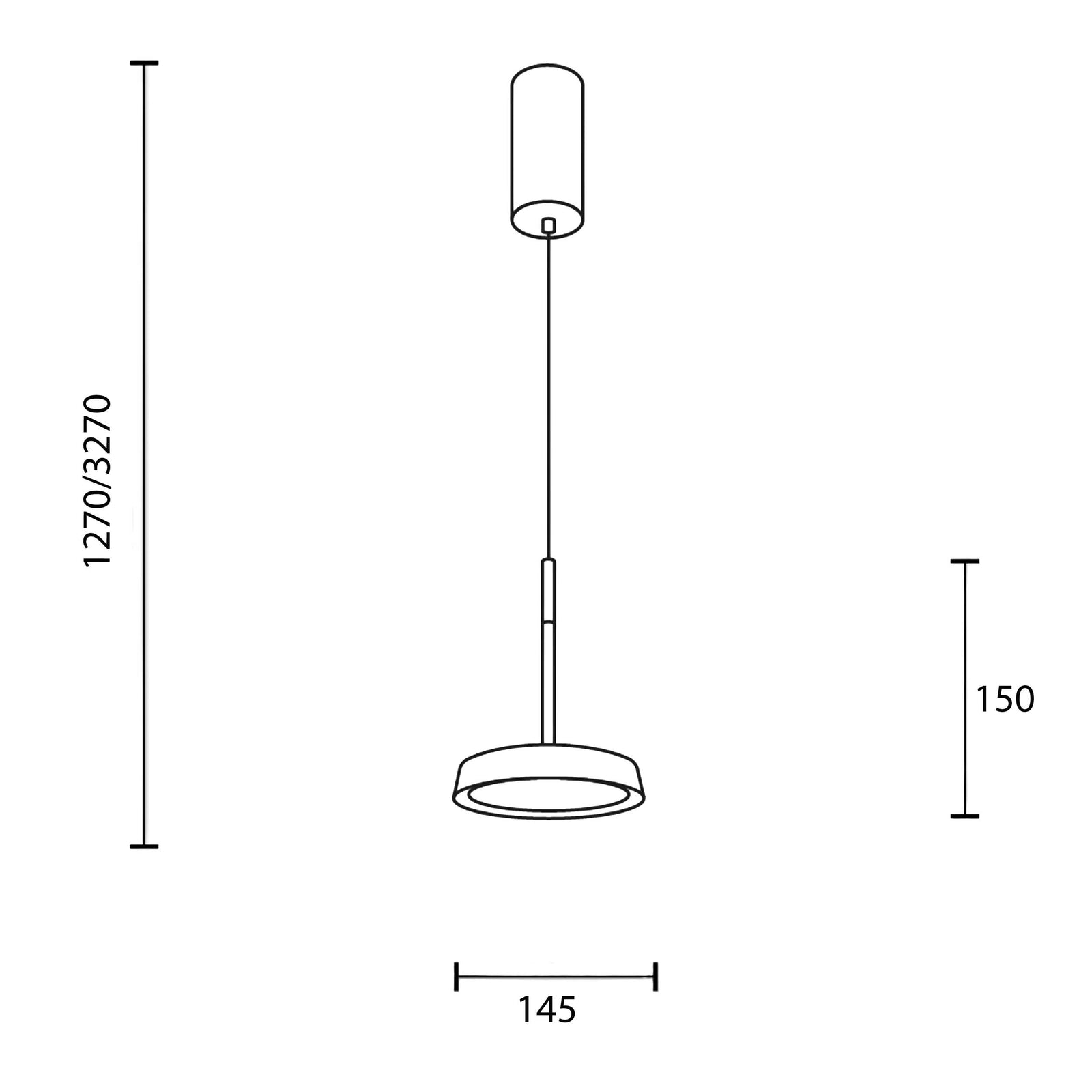 Maytoni El LED pendant light