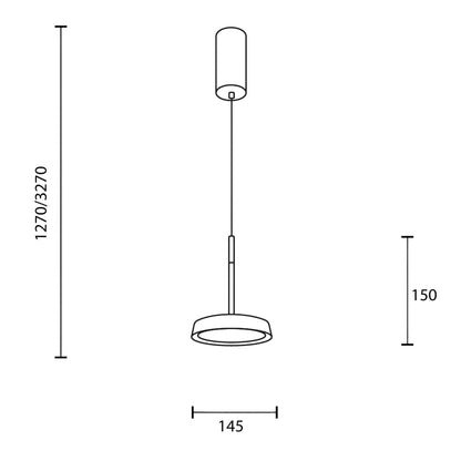 Maytoni El LED pendant light
