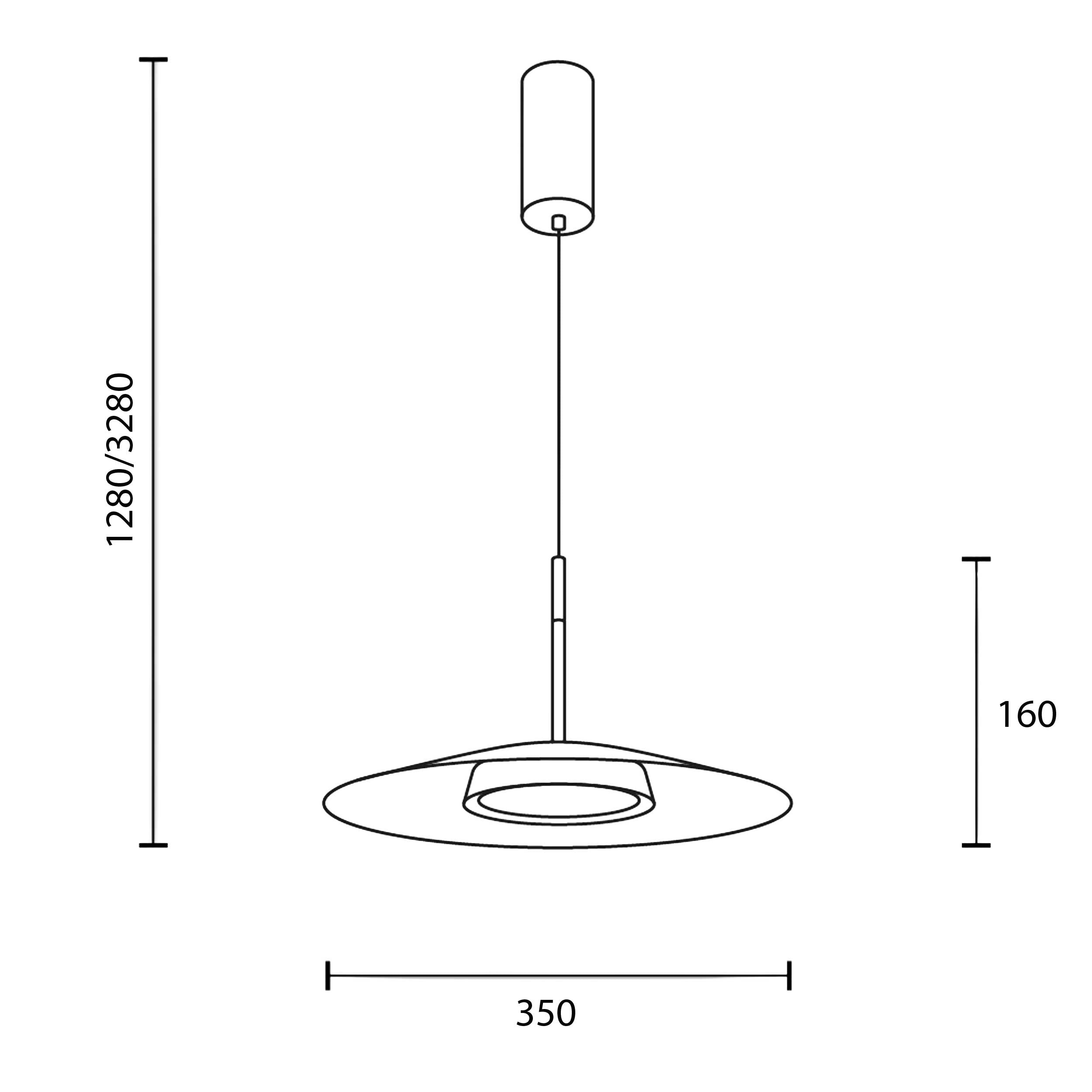 Maytoni El LED pendant light