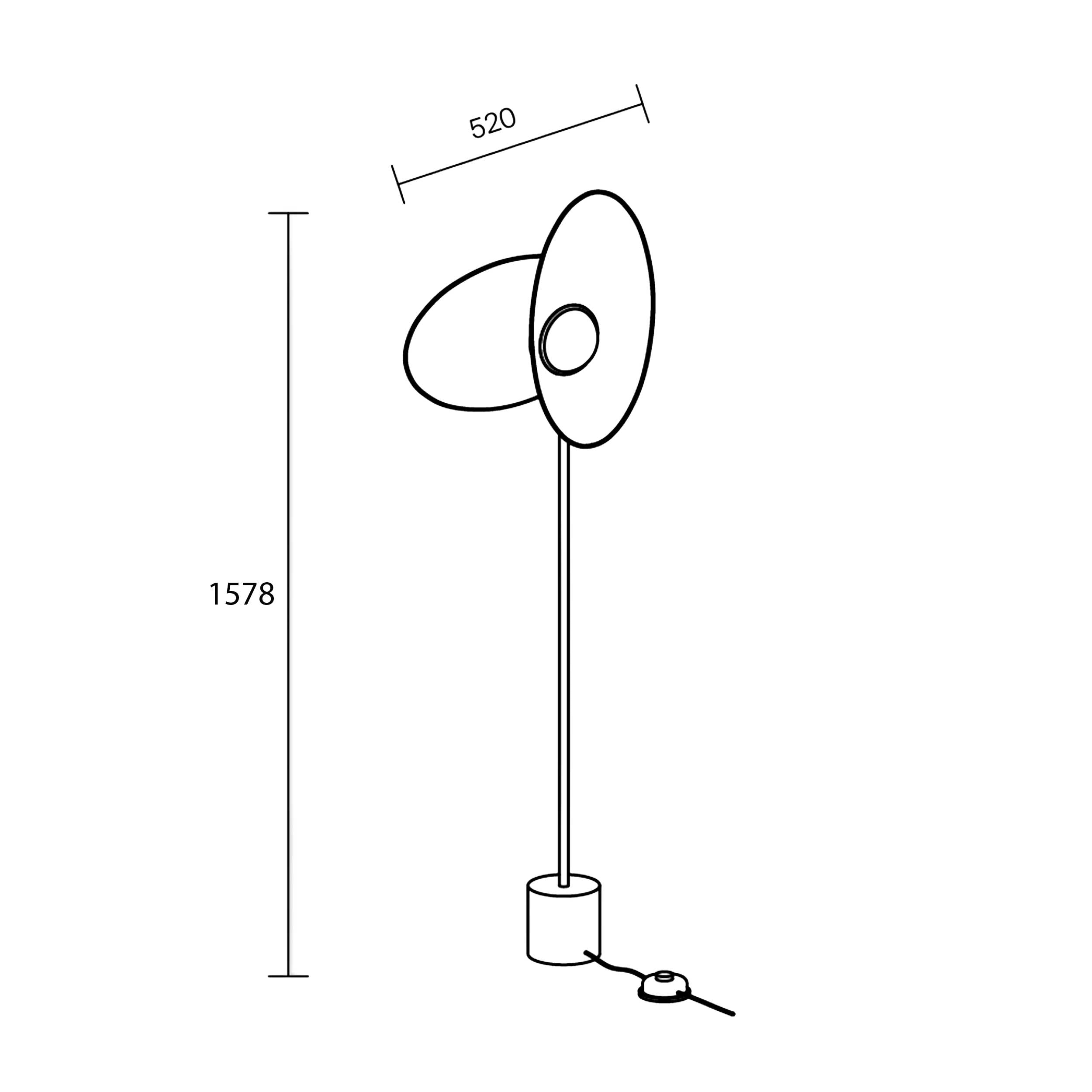 Maytoni Evolution LED floor light