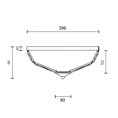 Maytoni Facet E14 surface-mounted crystal light
