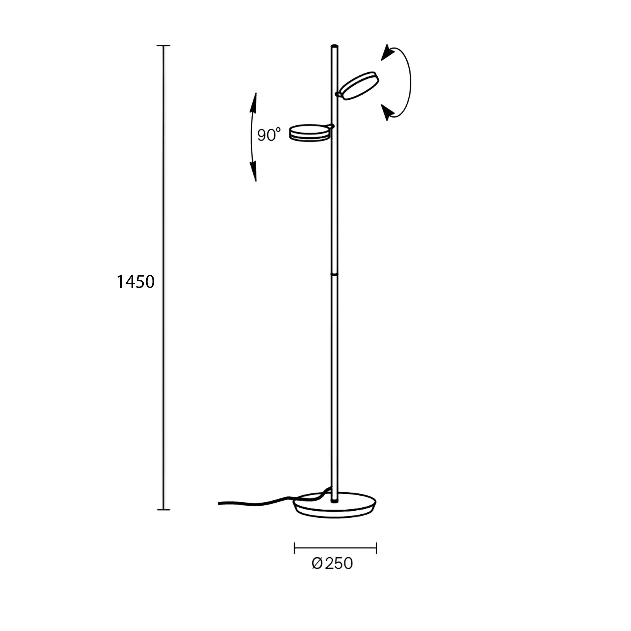 Maytoni Fad LED floor light